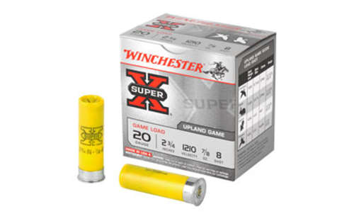 Ammunition Winchester Ammunition Super X 20Gauge2.75" WIN SPRX 20GA 2.75" #8 25/250 • Model: Super-X